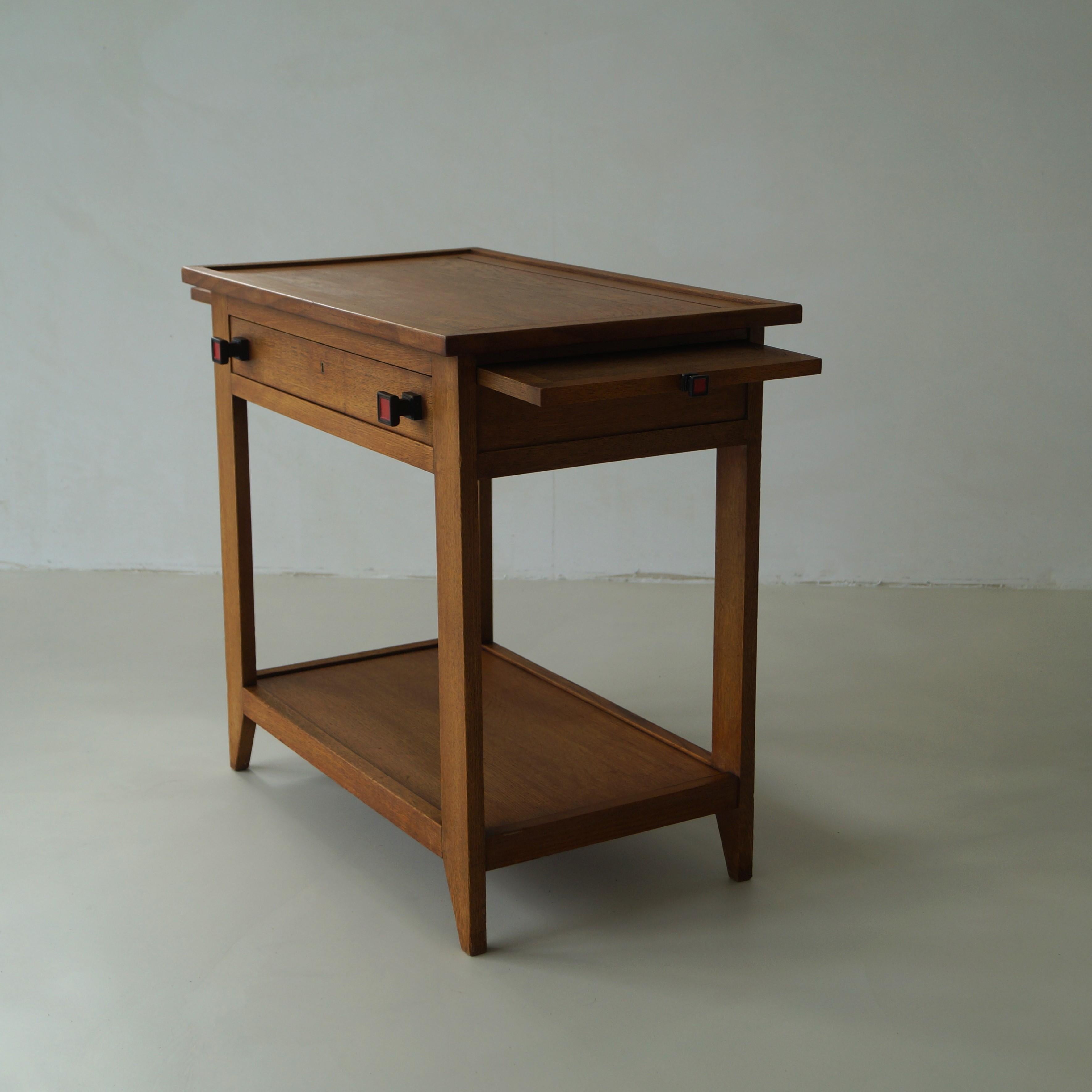Niederländischer Art-Déco-Beistell- oder Serviertisch der Haagse-Schule von Wouda für Pander, 1920er Jahre im Angebot 9