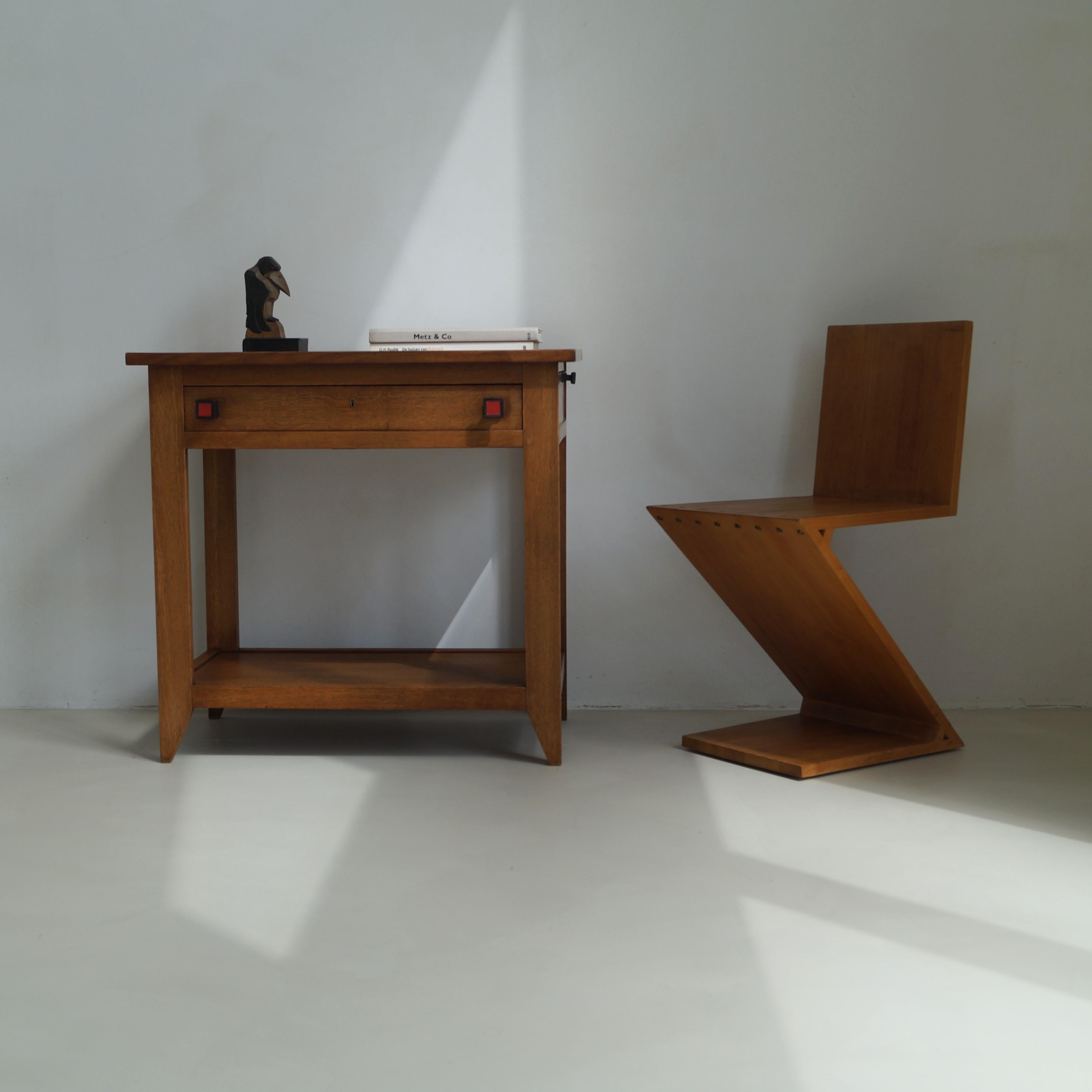 Niederländischer Art-Déco-Beistell- oder Serviertisch der Haagse-Schule von Wouda für Pander, 1920er Jahre im Zustand „Gut“ im Angebot in EVERDINGEN, NL