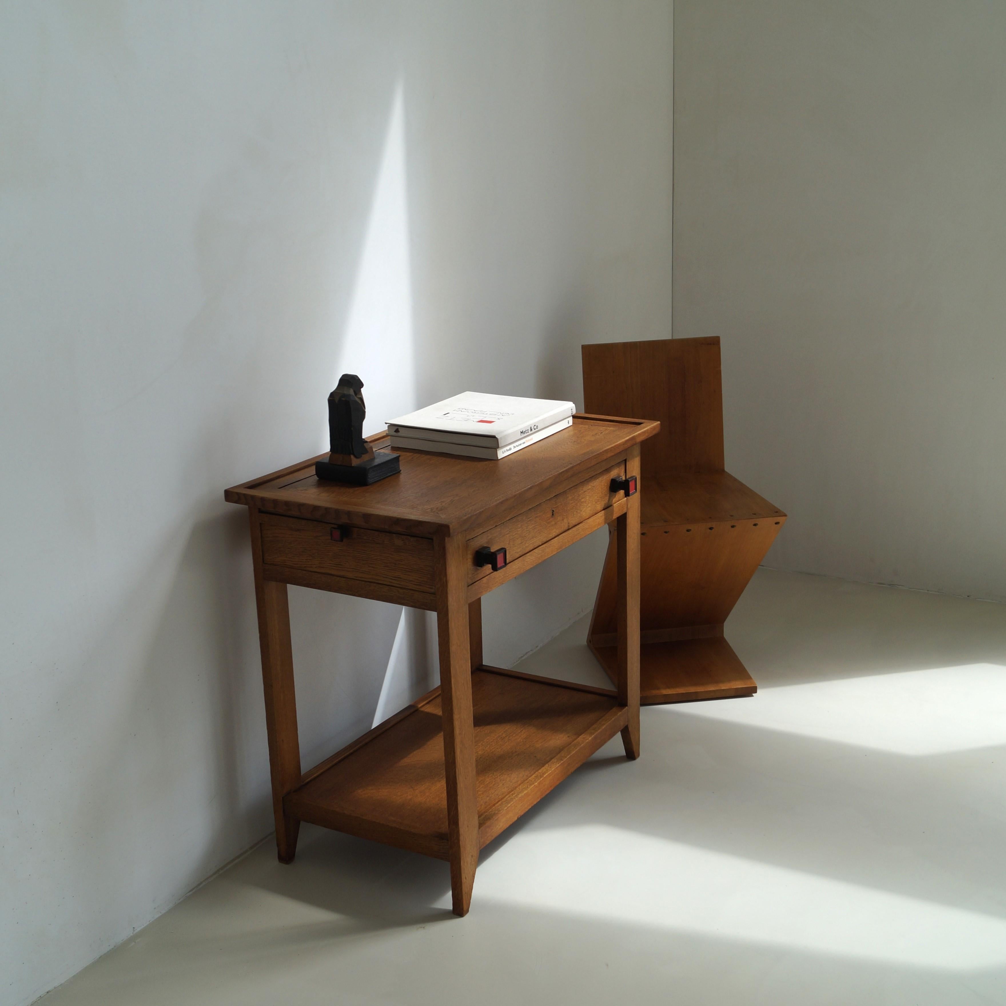 Niederländischer Art-Déco-Beistell- oder Serviertisch der Haagse-Schule von Wouda für Pander, 1920er Jahre im Angebot 12