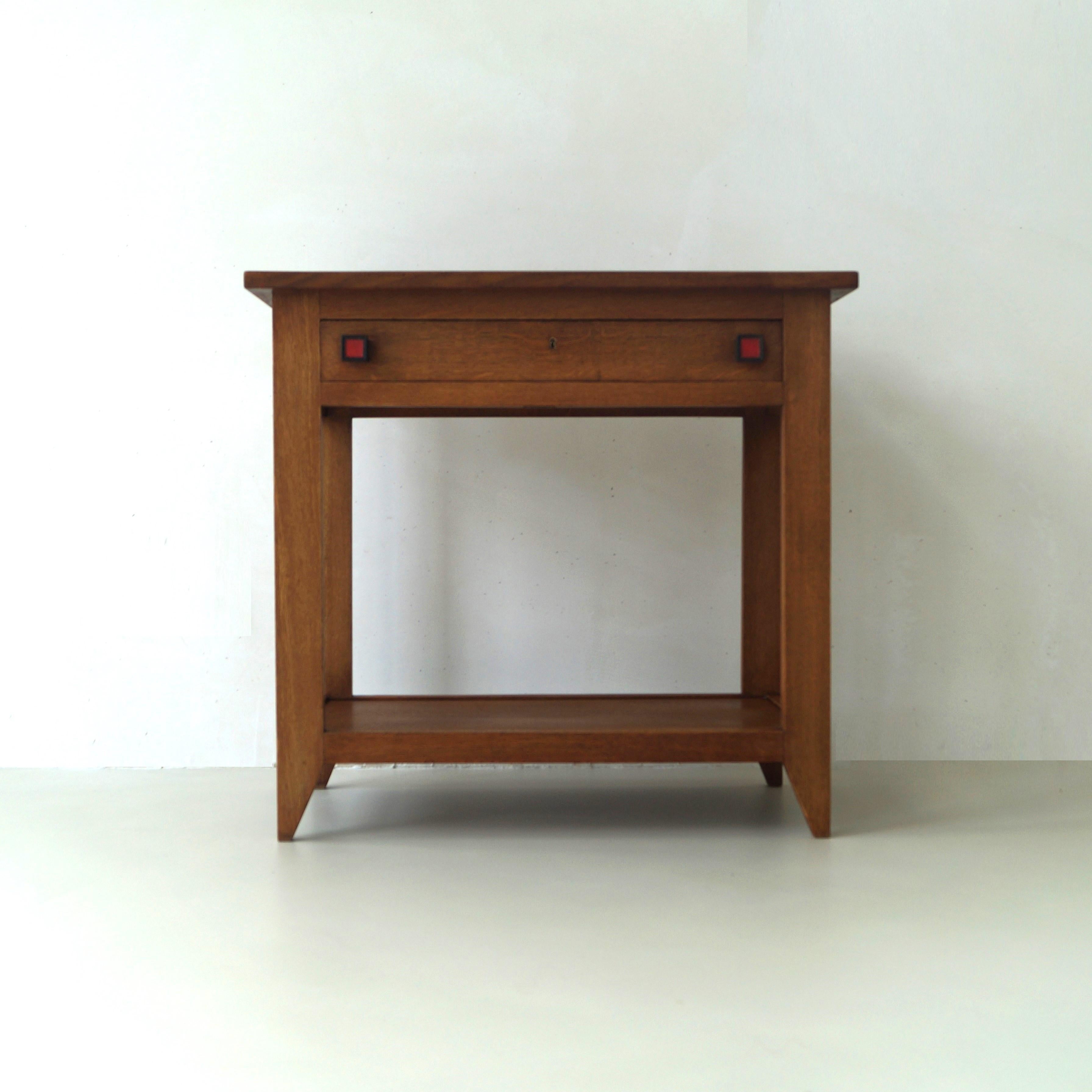 Niederländischer Art-Déco-Beistell- oder Serviertisch der Haagse-Schule von Wouda für Pander, 1920er Jahre im Angebot 7