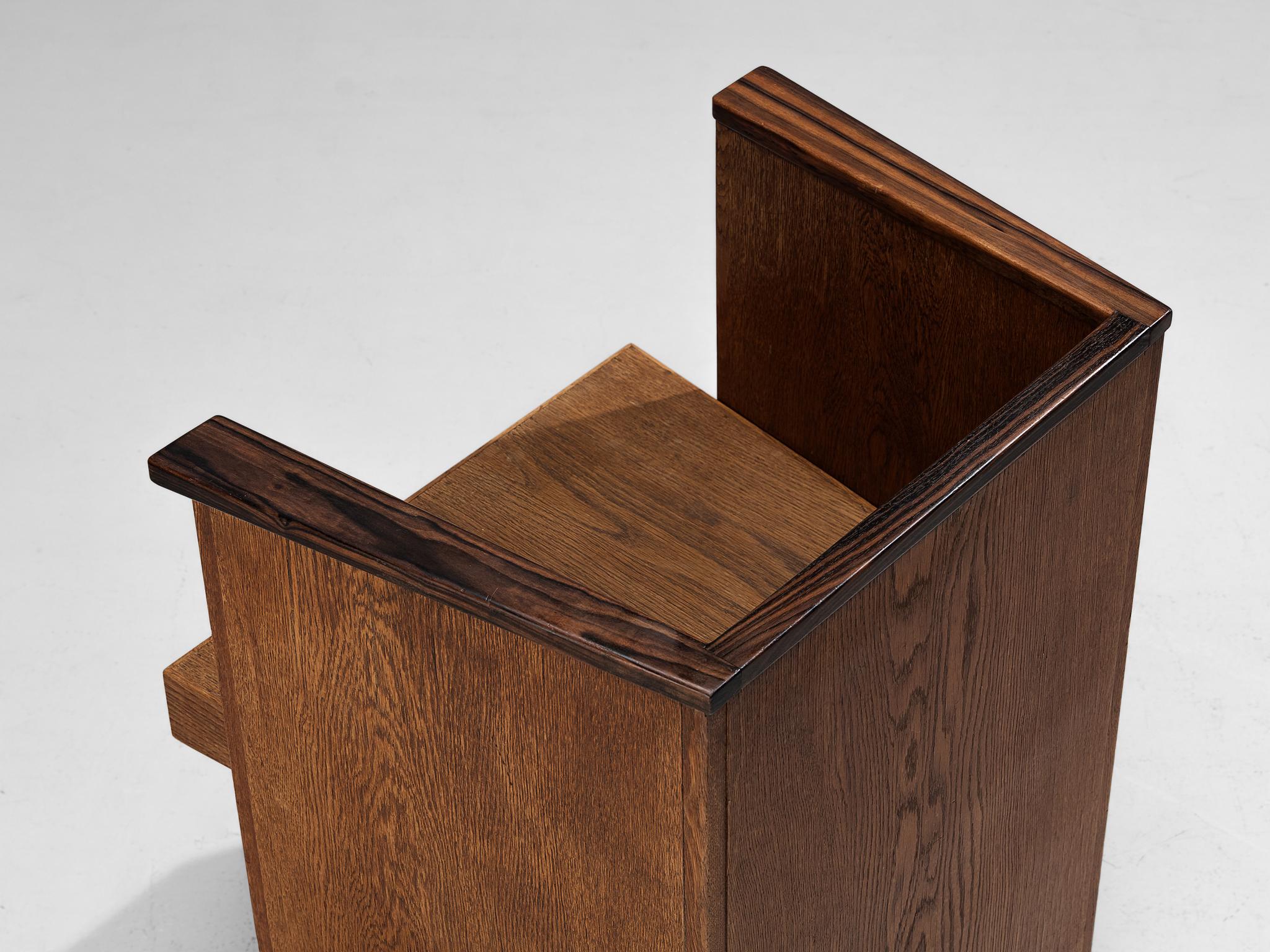 Mid-20th Century Haagse School P.E.L.Izeren for De Genneper Molen Chair