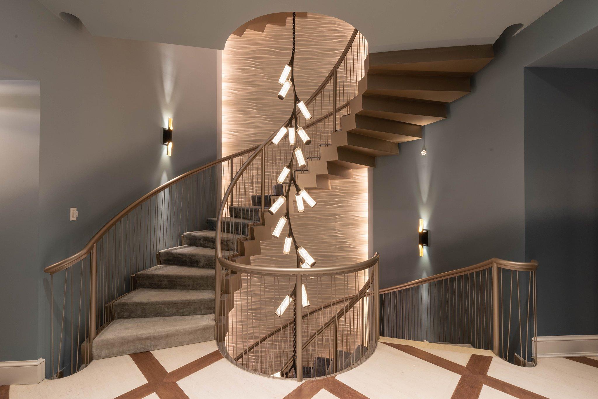 Metallo Lampadario Haara Metsa 10 di Cameron Design House in vendita