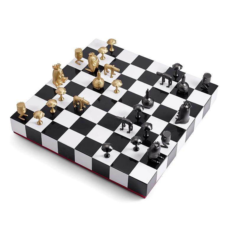 Contemporary Haas Chess Set For Sale