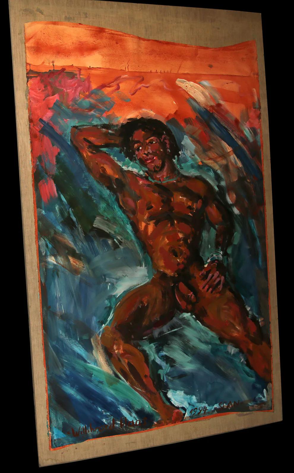 ¡Hola Sean! - Pintura acrílica sobre lienzo - Haas, Willibrord en venta 3