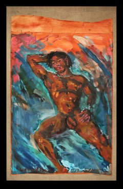 ¡Hola Sean! - Pintura acrílica sobre lienzo - Haas, Willibrord