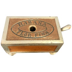 Habana Small Cigar Box Cutter 19th Century Original Paint Finish
