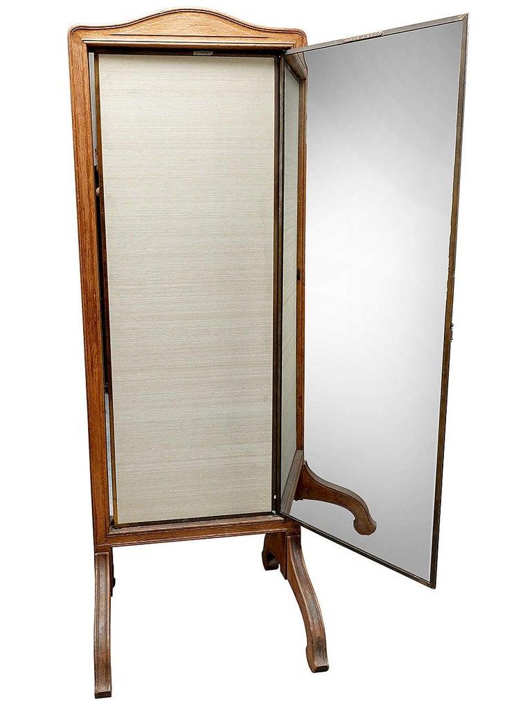 Arts and Crafts Haberdasher's Triple Dressing Mirror