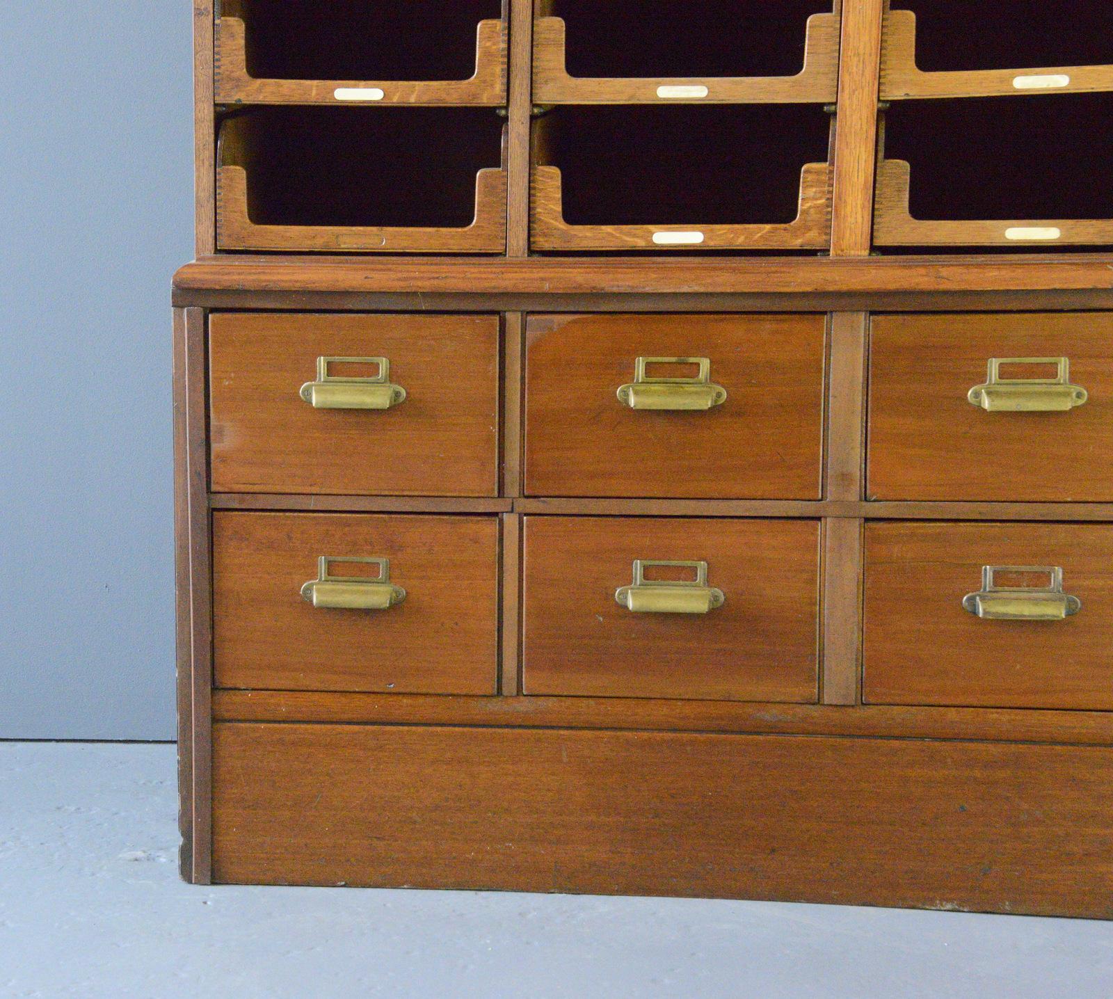 Haberdashery Cabinet by E Pollard & Co., circa 1910 In Good Condition For Sale In Gloucester, GB