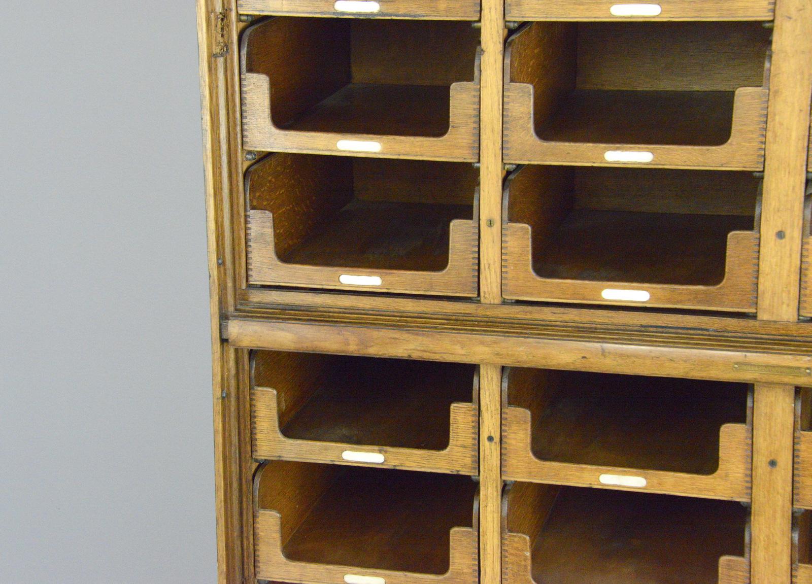 Haberdashery Cabinet by E Pollard & Co, circa 1910 In Good Condition In Gloucester, GB