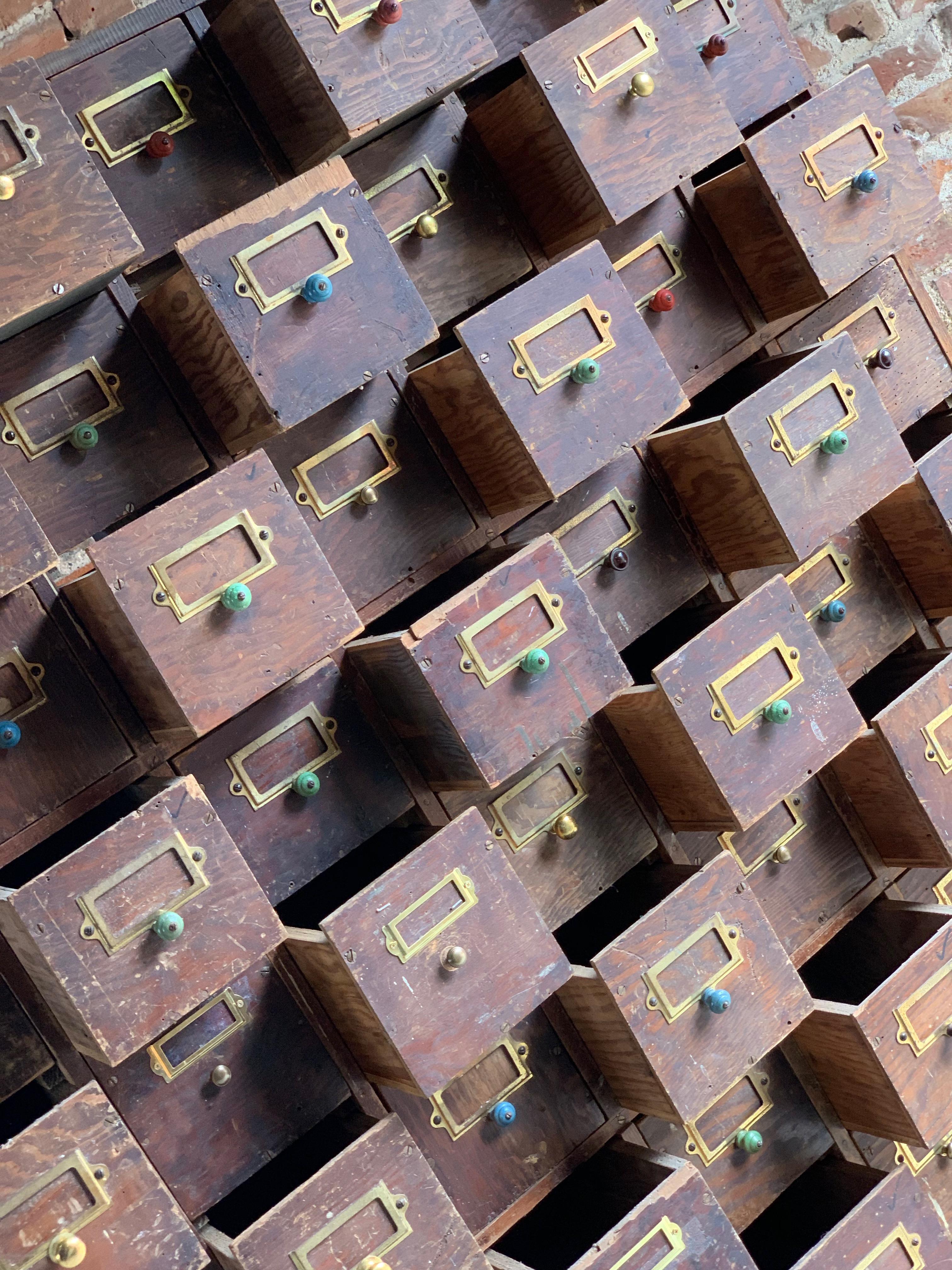 Haberdashery Chest of Drawers Industrial Loft Style Engineers Drawers circa 1940 3