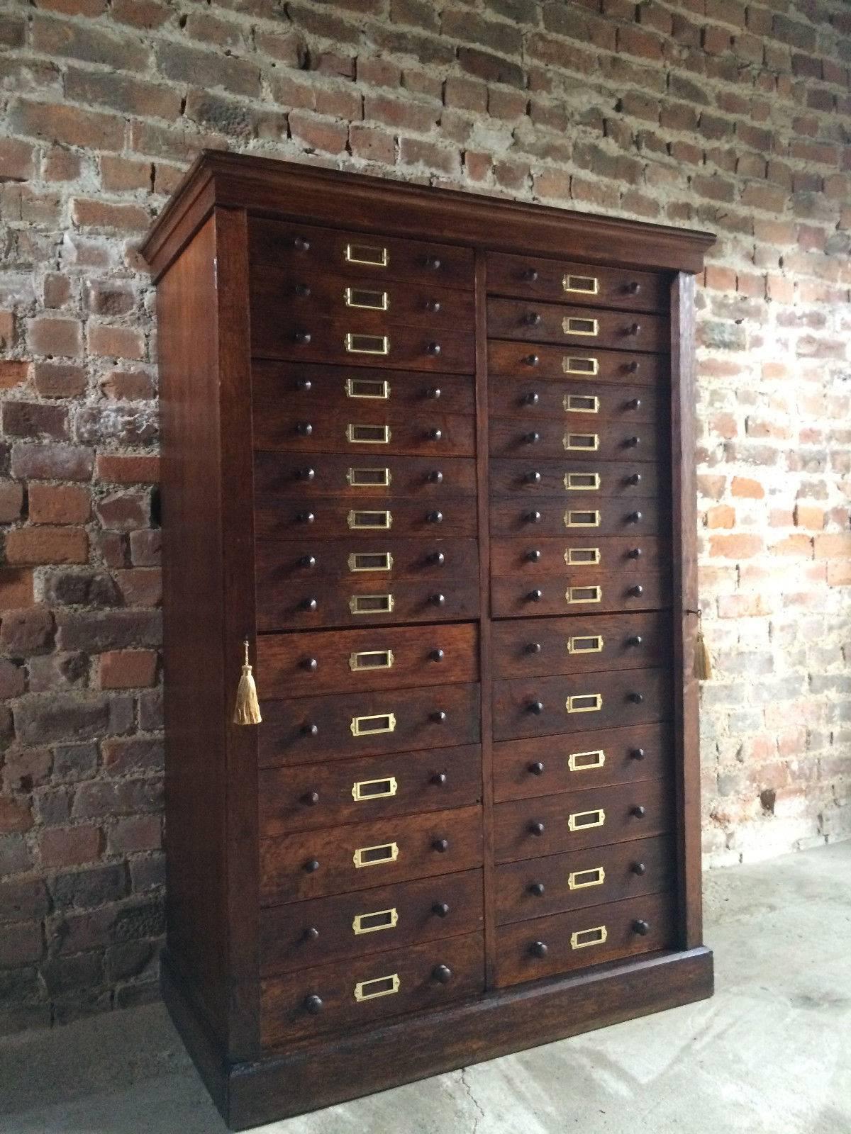Haberdashery Chest of Drawers Museum Cabinet Industrial Loft Style, 1890 5