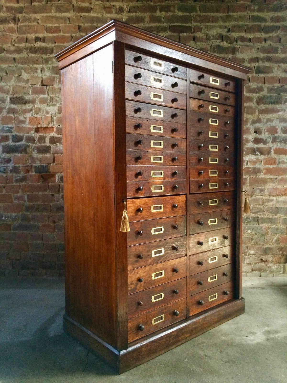 Haberdashery Chest of Drawers Museum Cabinet Industrial Loft Style, 1890 1