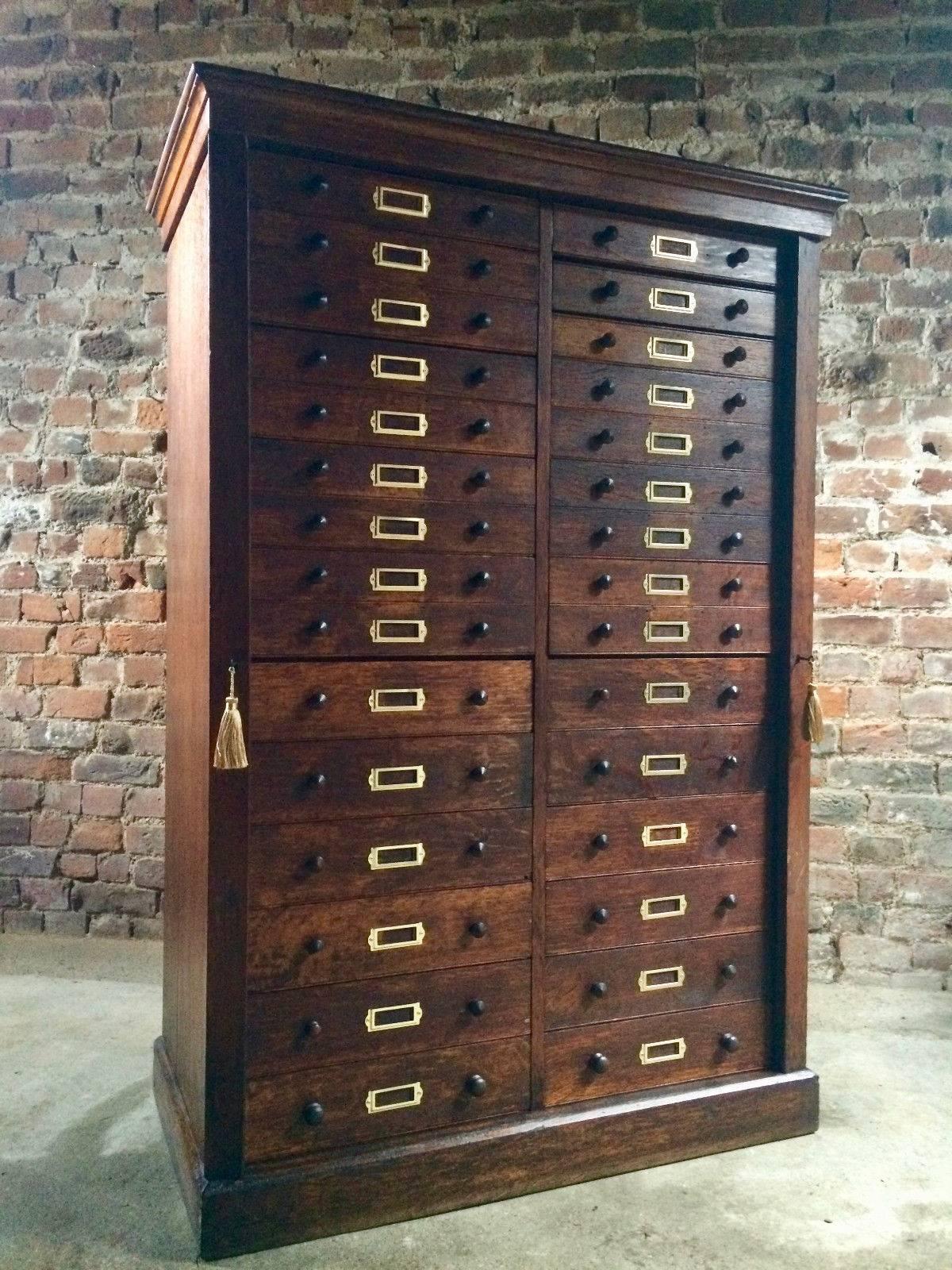 Haberdashery Chest of Drawers Museum Cabinet Industrial Loft Style, 1890 2