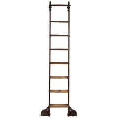Vintage Haberdashery Rolling Ladder