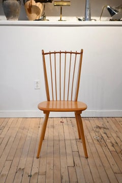 Set of Eight Mid-Century Modern Dining Chairs by Albert Haberer, 1950