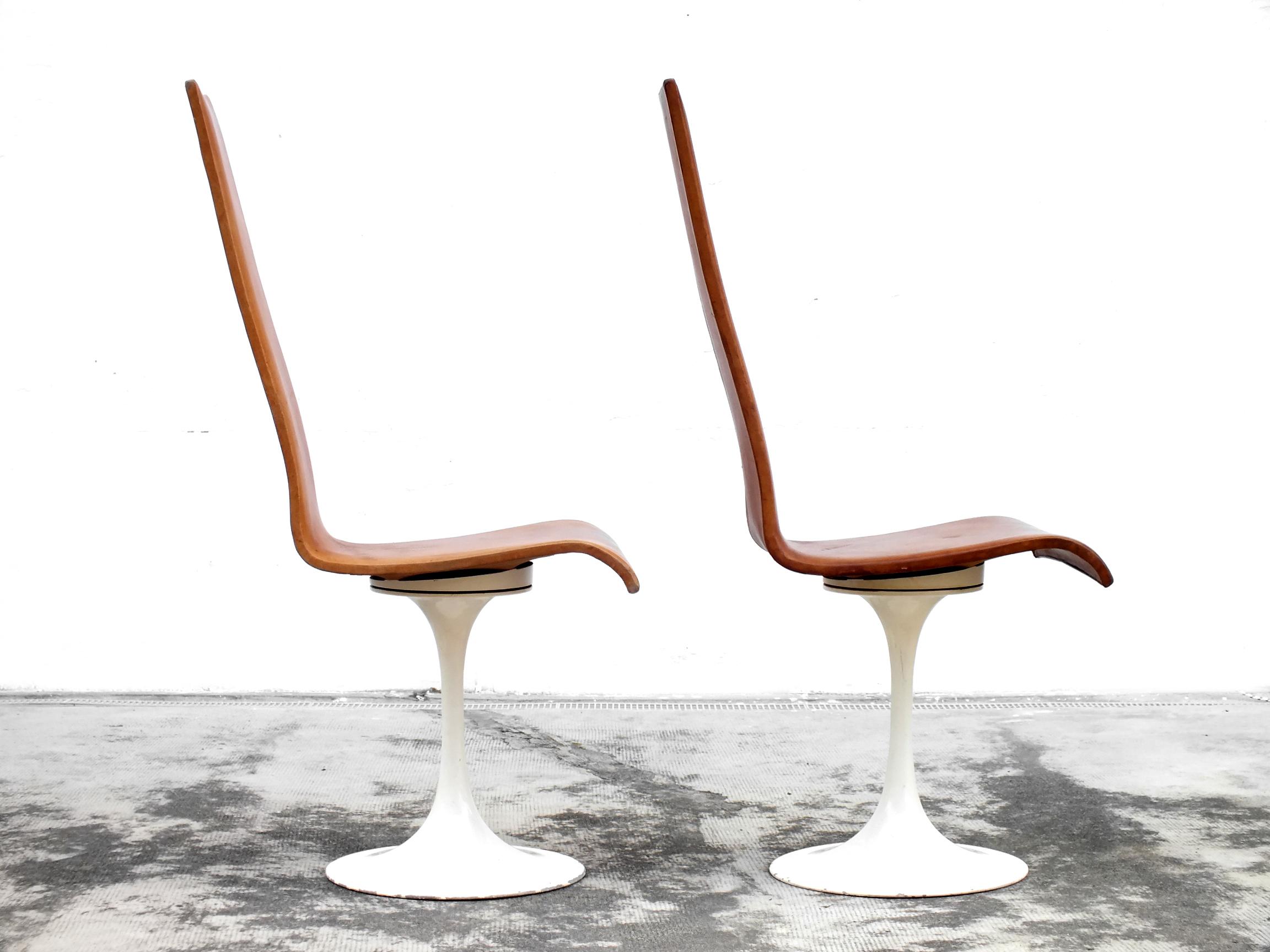 Space Age Haberli Teo Alfredo design negli anni '65 Sedia scultura di produzione svizzera in vendita