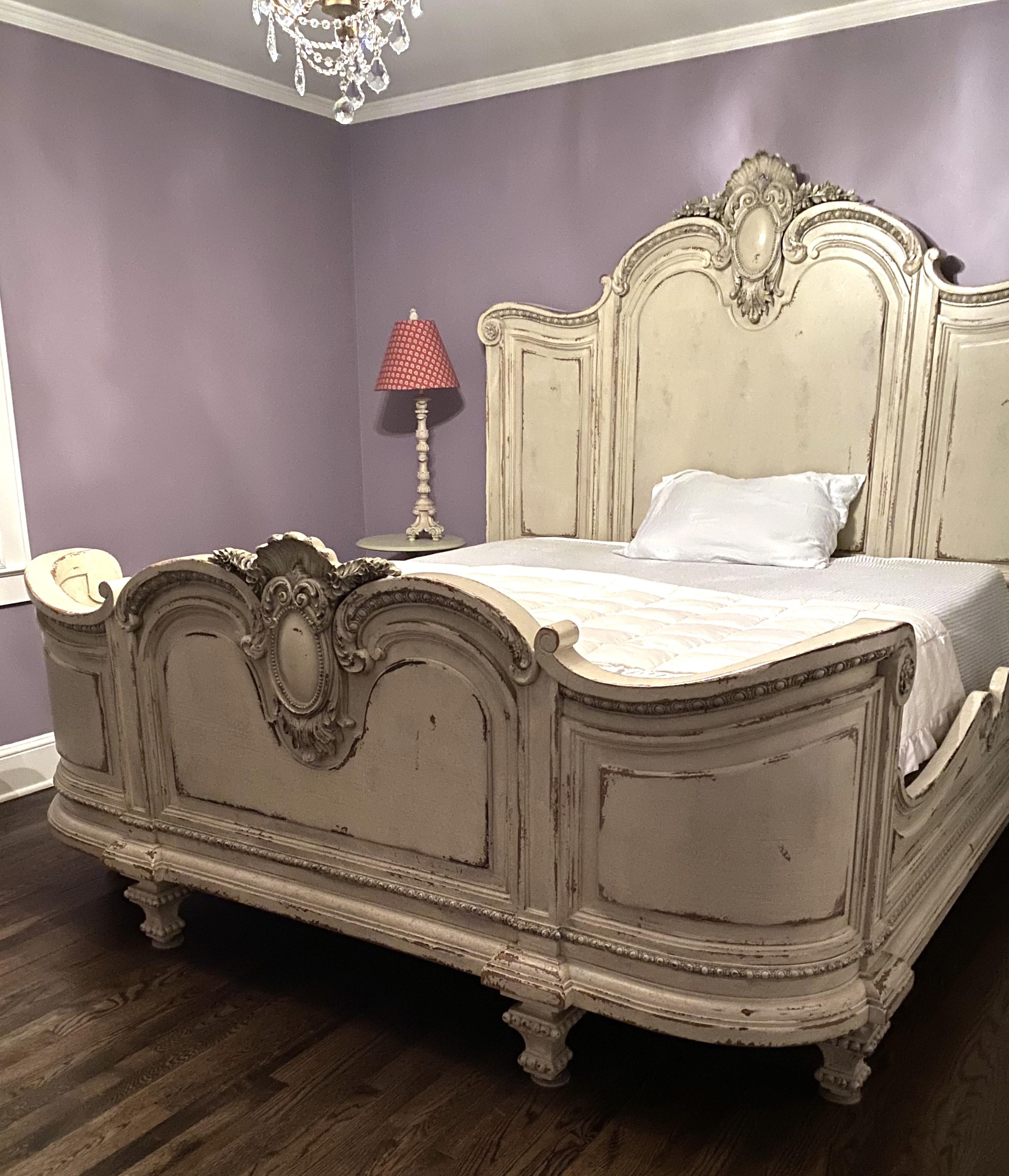 Habersham Florentina Cama Sin Guirnalda Cabecero Piecero California King Estadounidense en venta