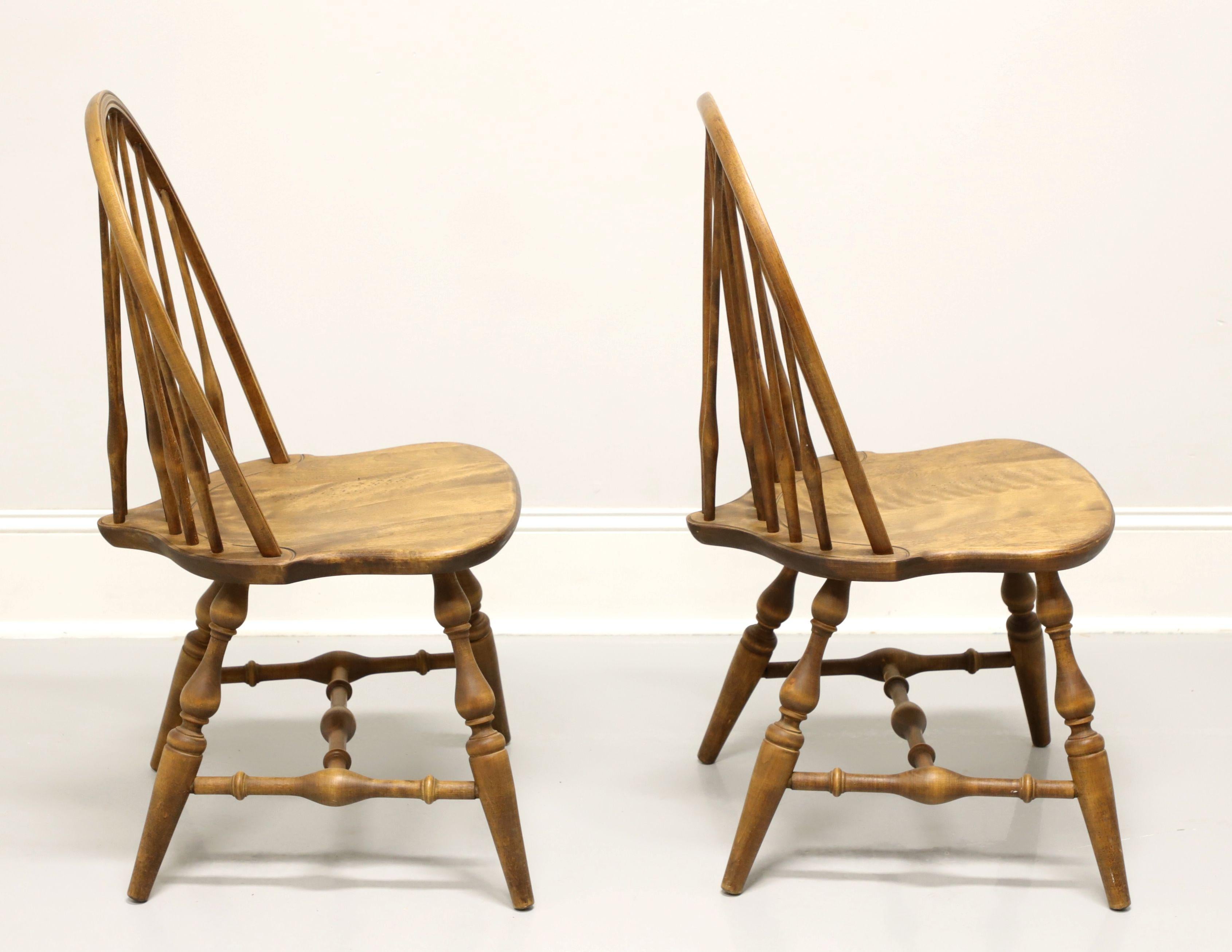 American HABERSHAM Pine Windsor Dining Side Chairs - Pair B