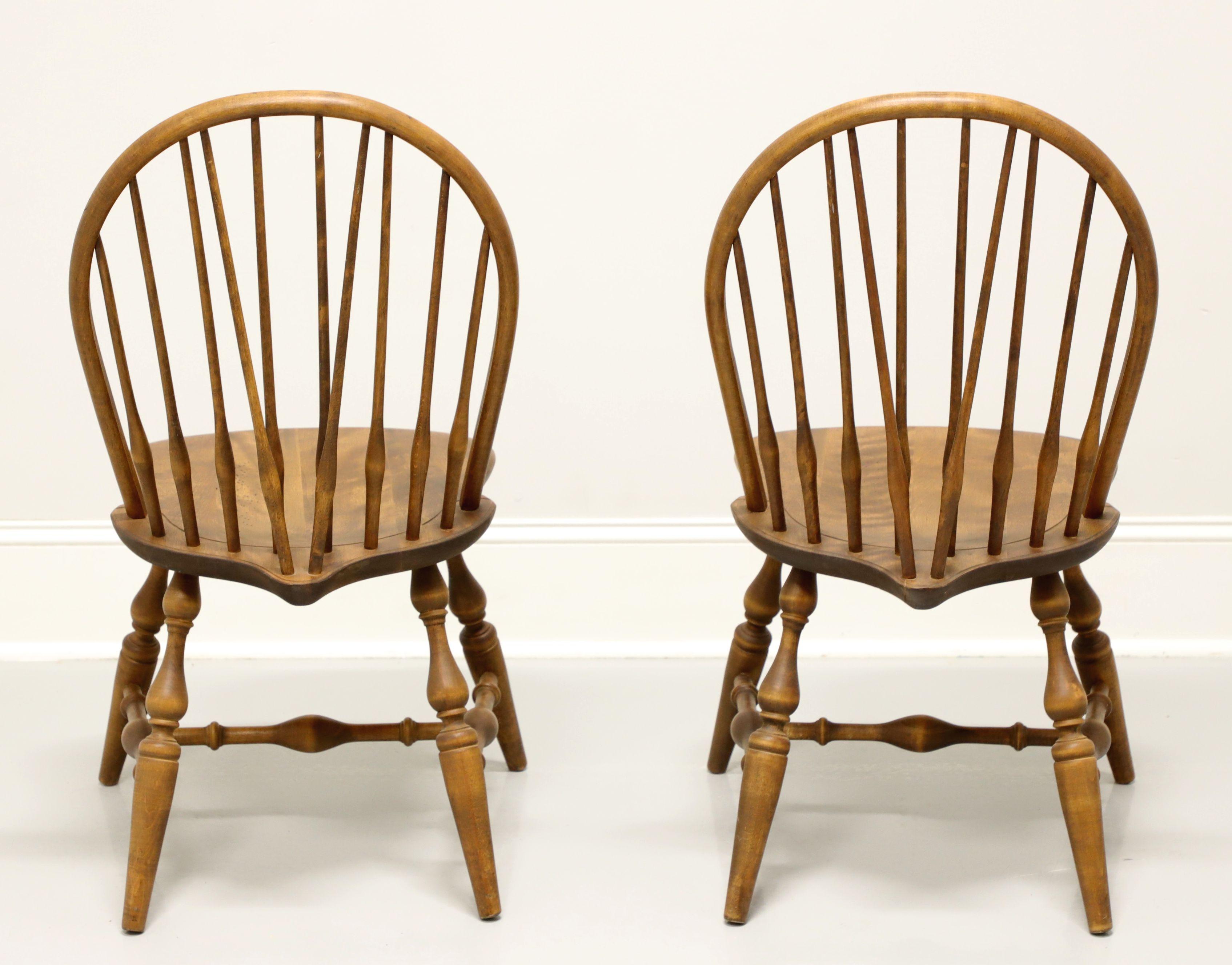 HABERSHAM Pine Windsor Dining Side Chairs - Pair B In Good Condition In Charlotte, NC