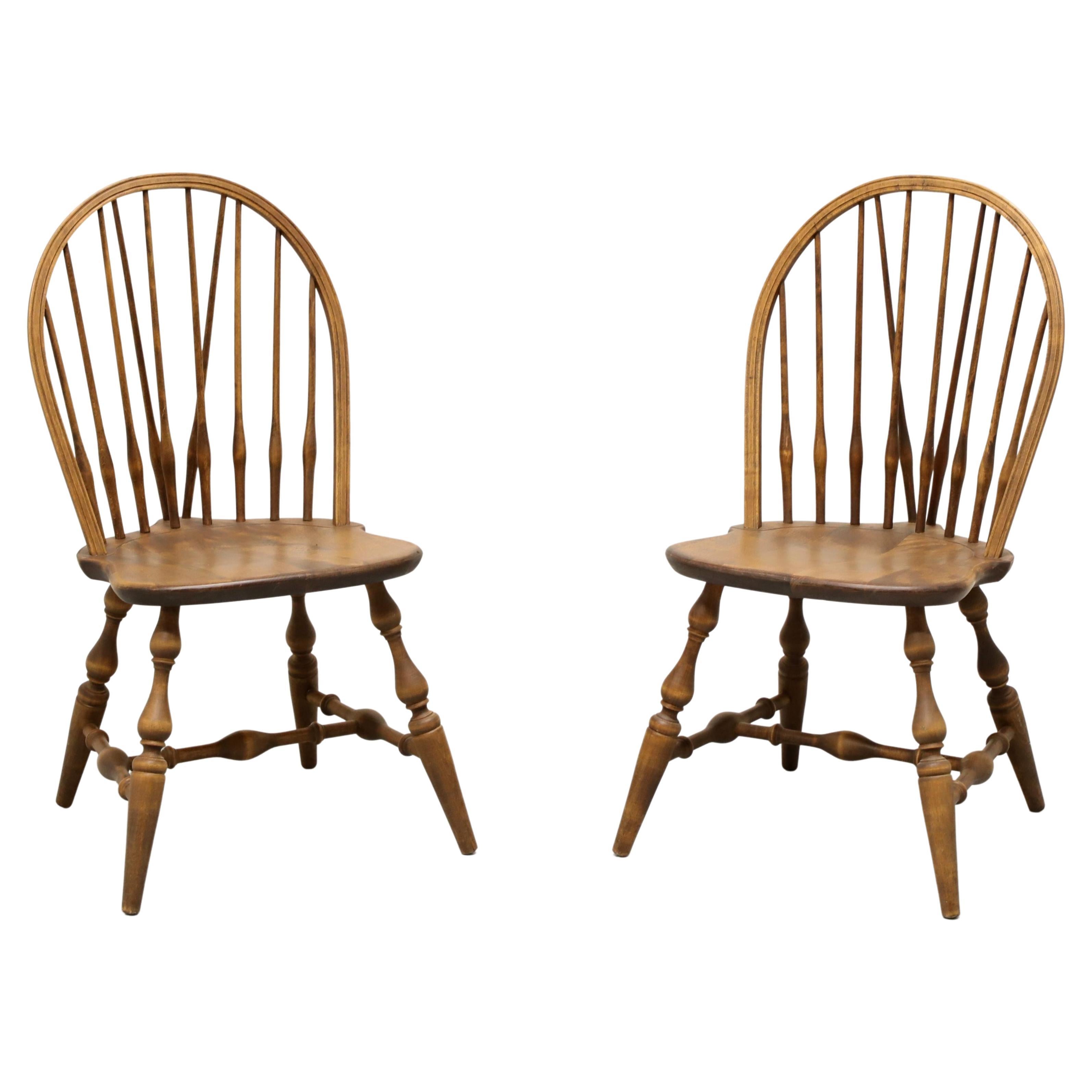 HABERSHAM Pine Windsor Dining Side Chairs - Pair B