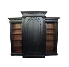 Habersham Regency French Empire Entertainment Cabinet Bookcase Wardrobe Armoire