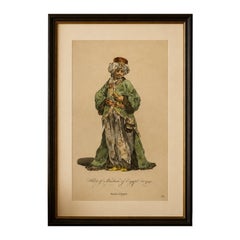 Habit of a Bashaw of Egypt, Elegant Ottoman Costume Engraving, 1749