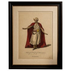 Habit of a Dervish of India, 1700 – Hand-Colored Costume Engraving