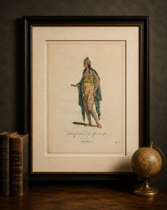 Habit of a Woman of Africa in 1581, Early Ethnographic Costume Engraving, 1749