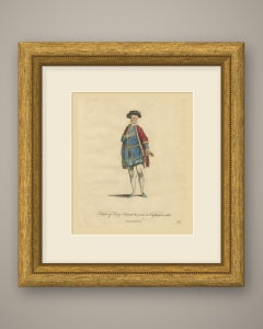 Habit of King Edward VI Worn in England in 1550, Jefferys Costume Plate, 1757