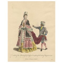 Habit of the Marchioness of Belfont, Daughter of the Duke of Mazarine, ca. 1757