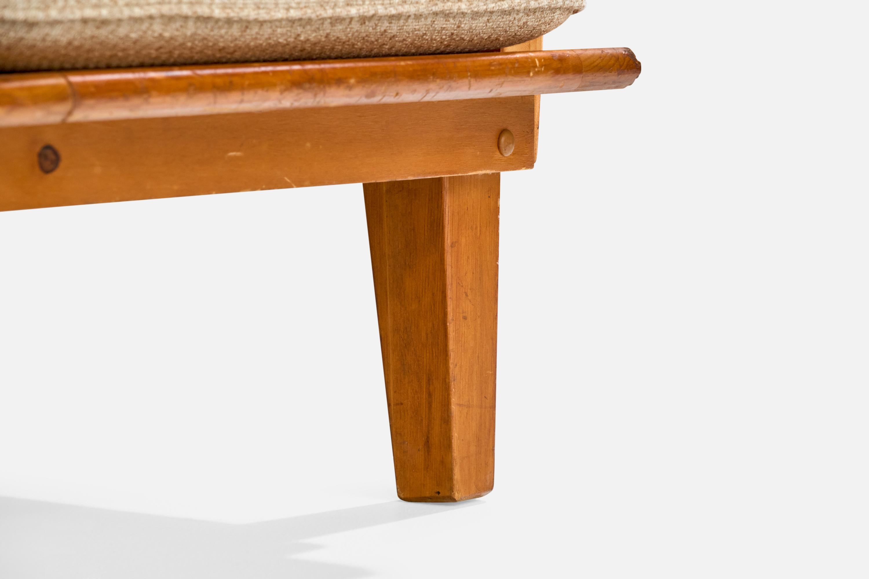 Habitant, fauteuils de salon, pin, tissu, États-Unis, années 1940 Bon état - En vente à High Point, NC