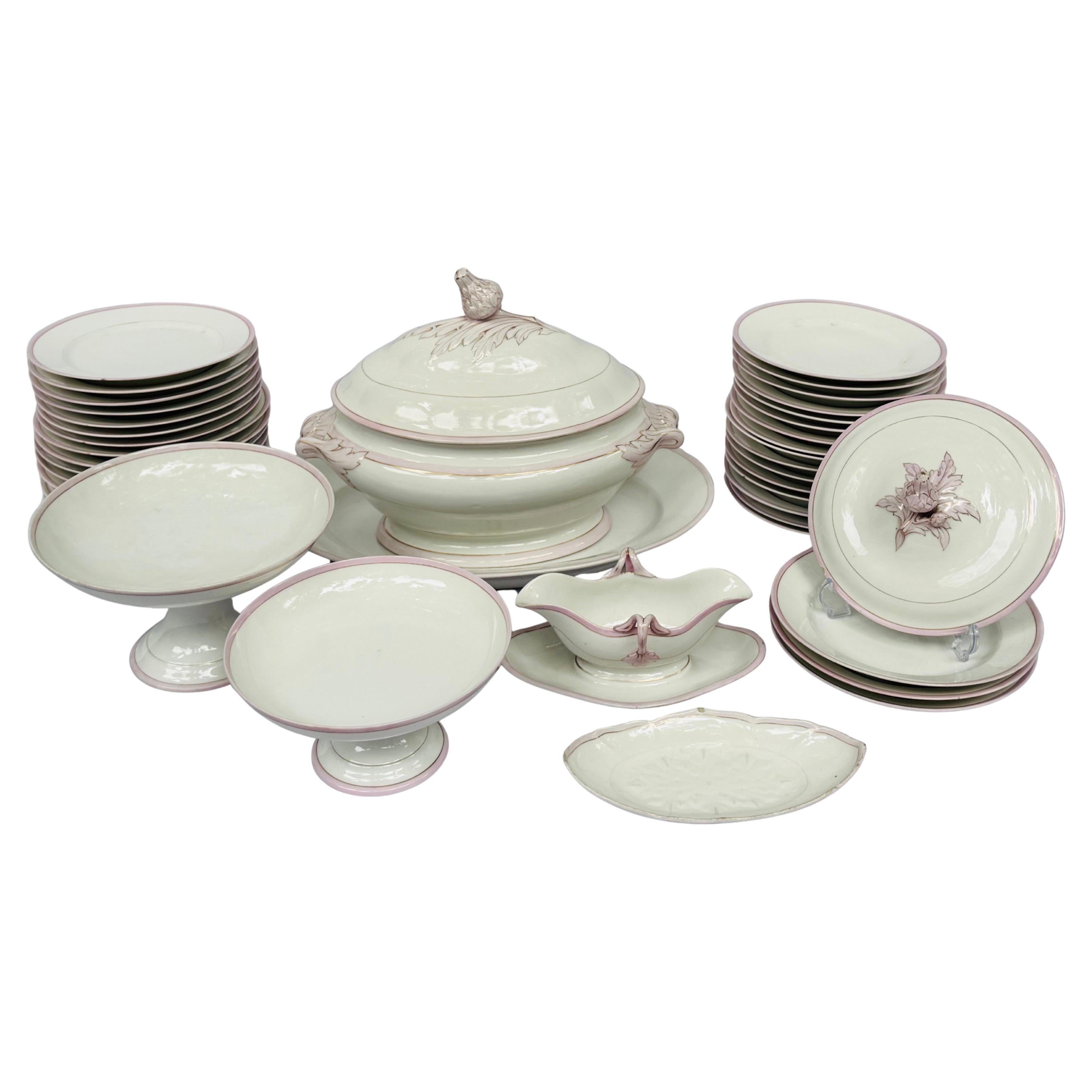 Hache e Pepin Le Halleur Frankreich - 1876 Tafelservice im Angebot 5