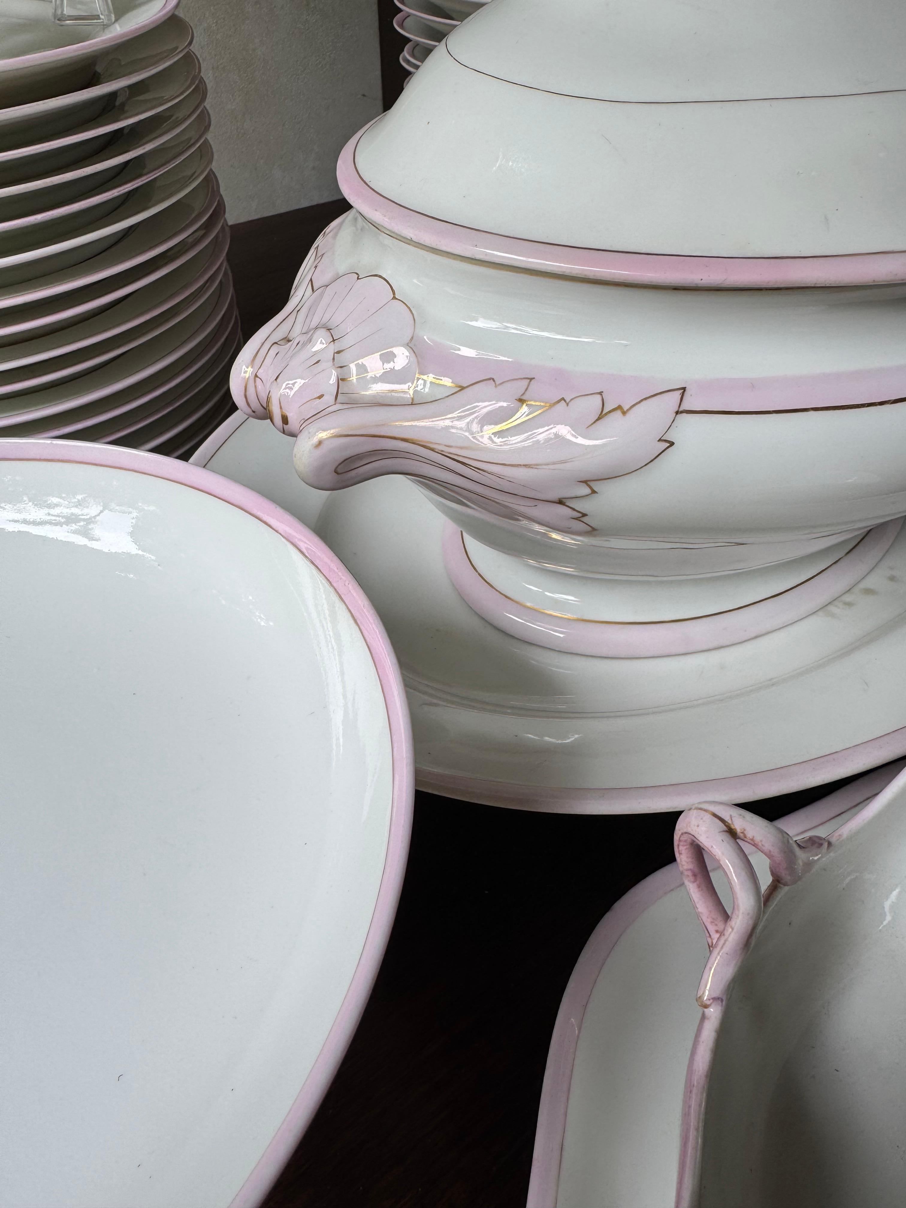 Hache e Pepin Le Halleur Frankreich - 1876 Tafelservice im Angebot 7