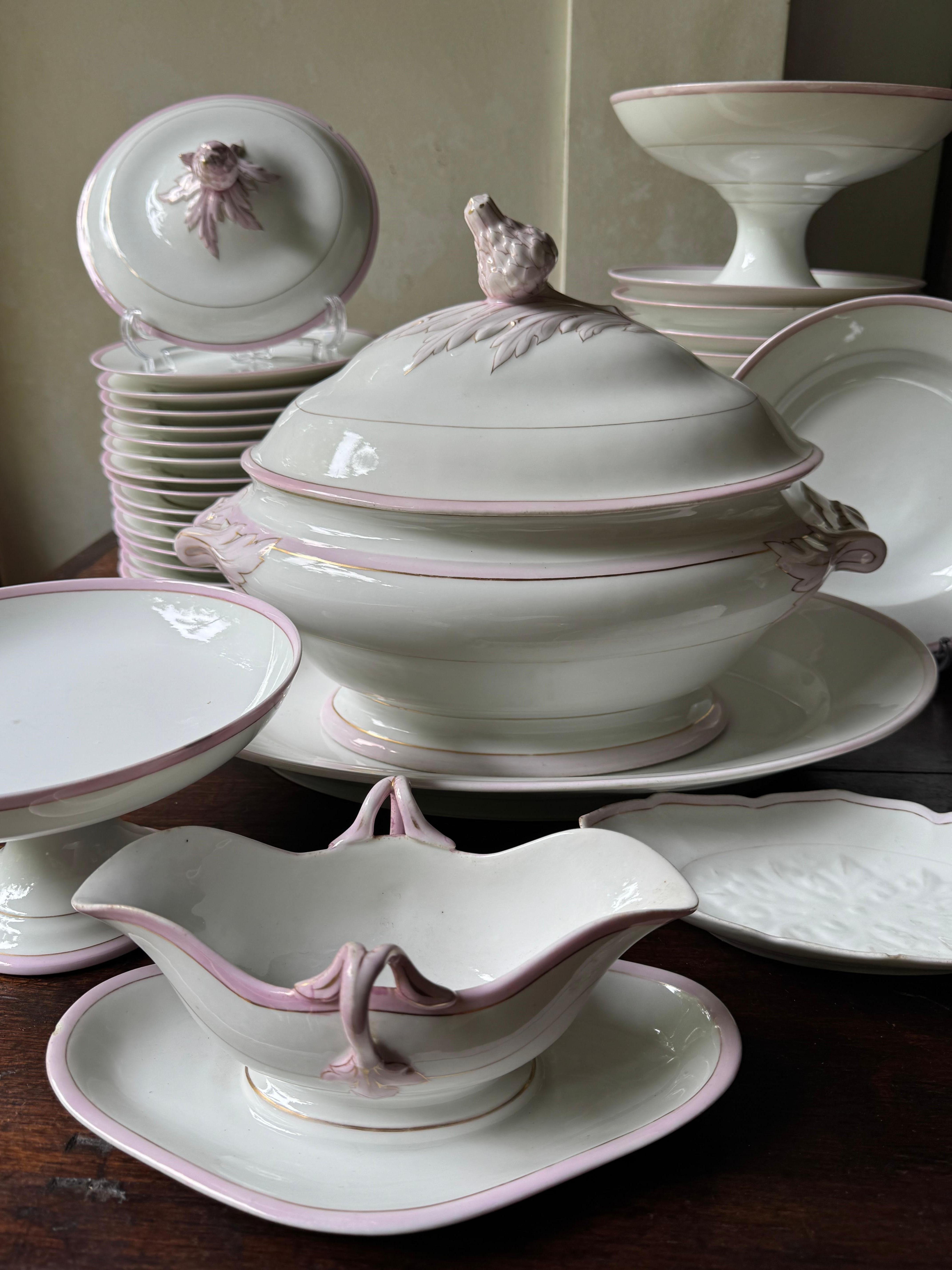 Hache e Pepin Le Halleur Frankreich - 1876 Tafelservice im Angebot 8