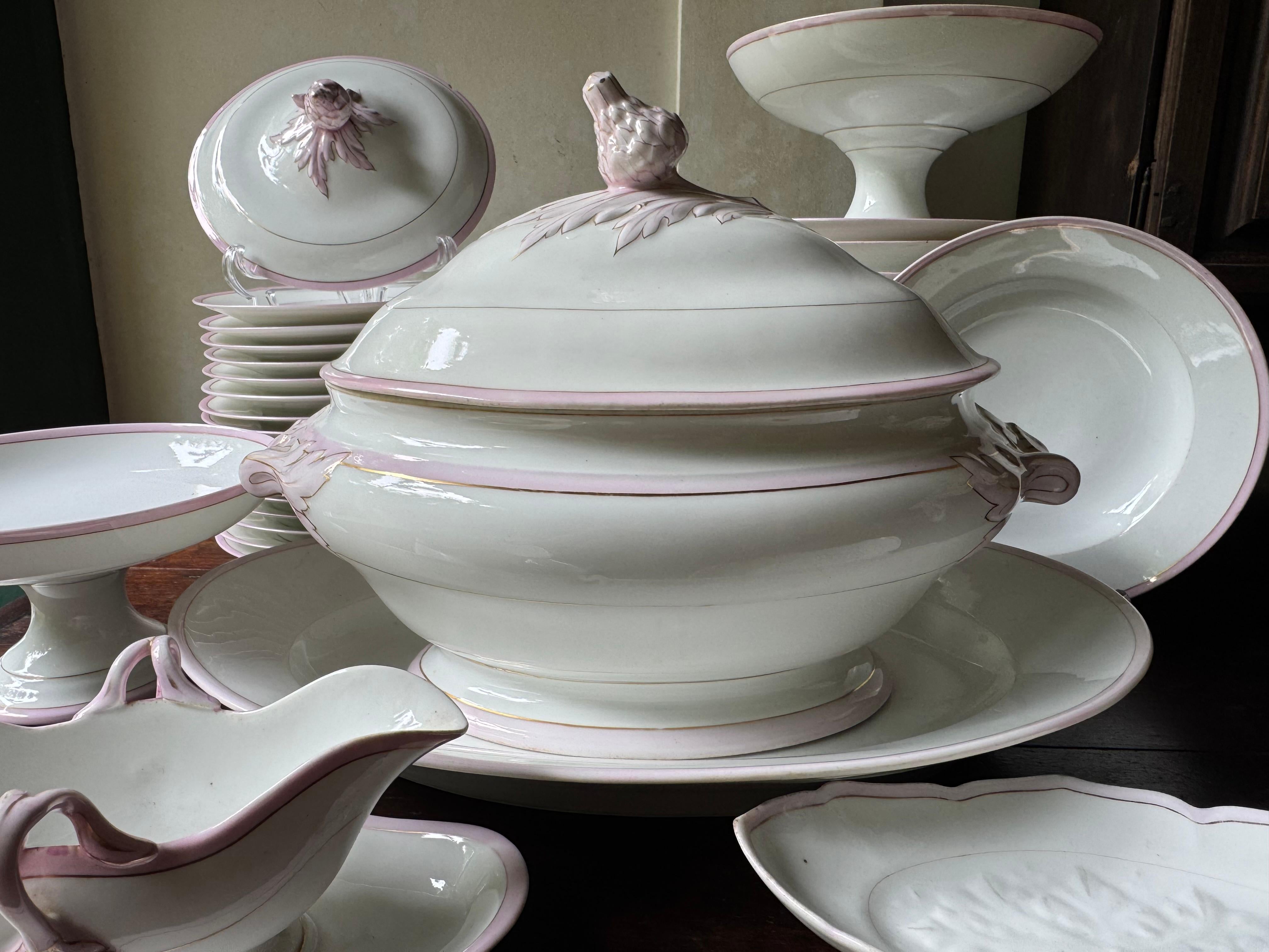 Hache e Pepin Le Halleur Frankreich - 1876 Tafelservice (Französisch) im Angebot