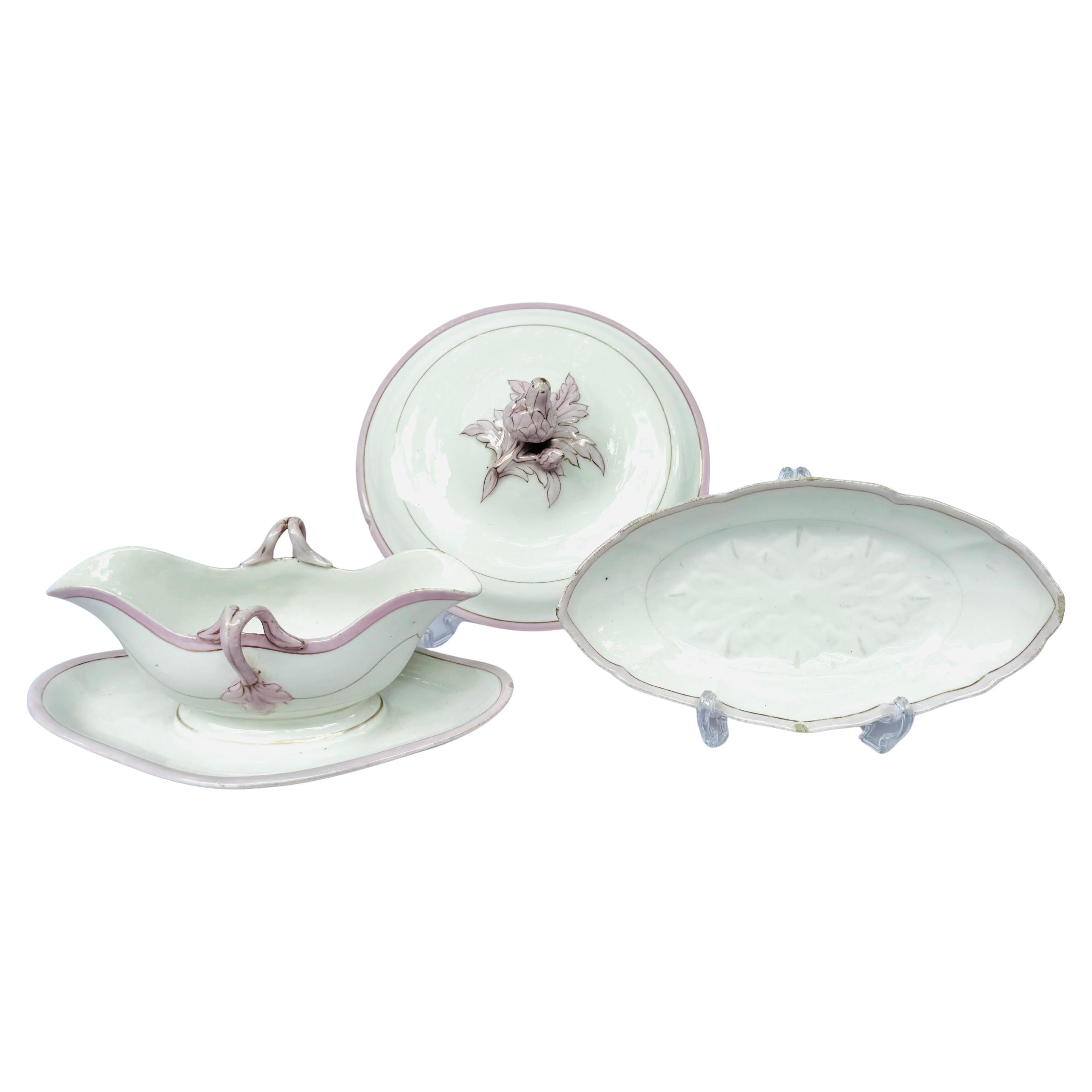 Hache e Pepin Le Halleur Frankreich - 1876 Tafelservice (19. Jahrhundert) im Angebot