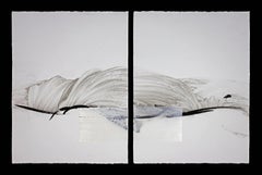 Permanescence N496D par Hachiro Kanno, œuvre abstraite sur papier basée sur la calligraphie