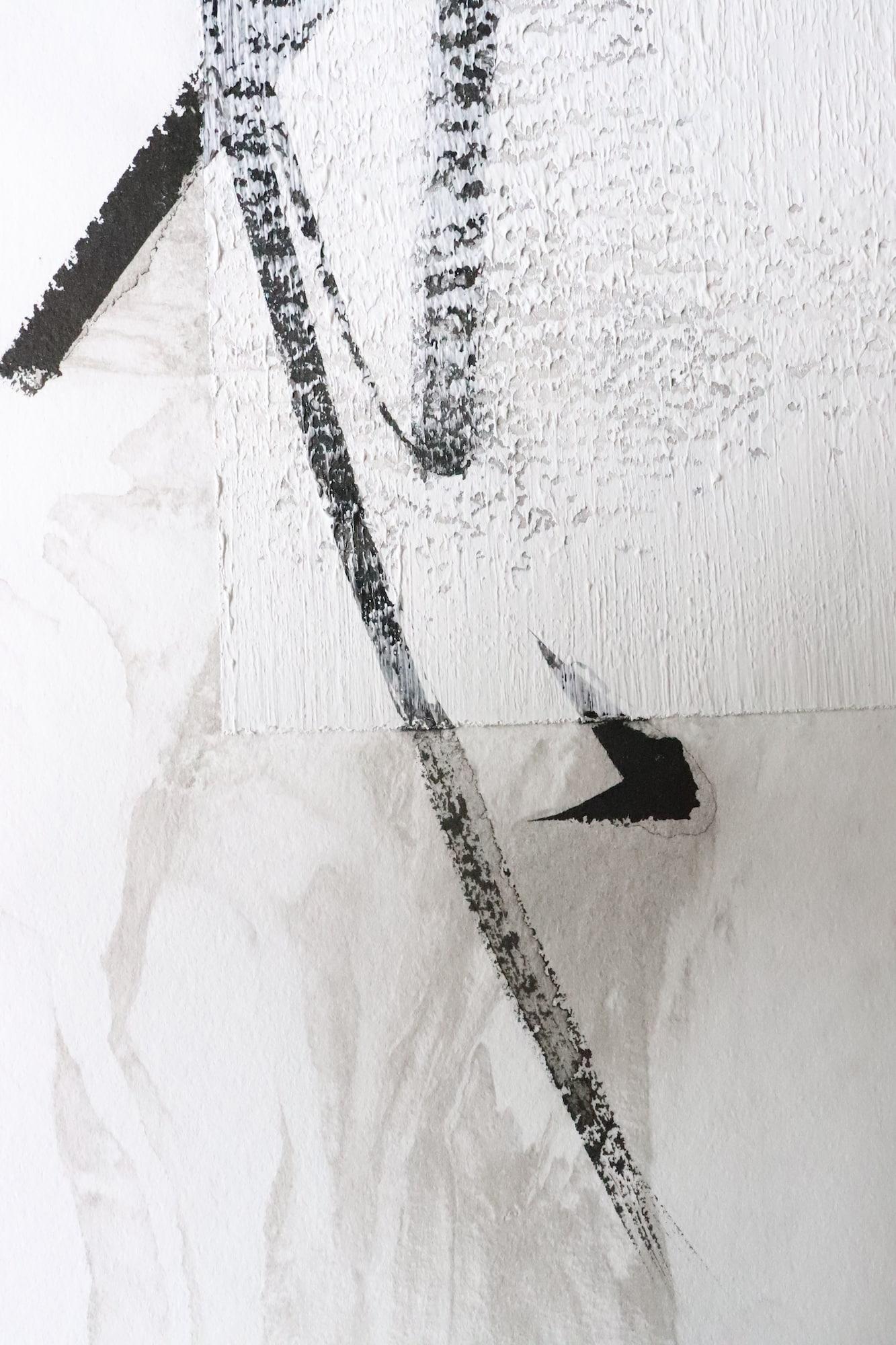 Permanescence N528 by Hachiro Kanno - Calligraphy, abstract painting, Japan For Sale 2