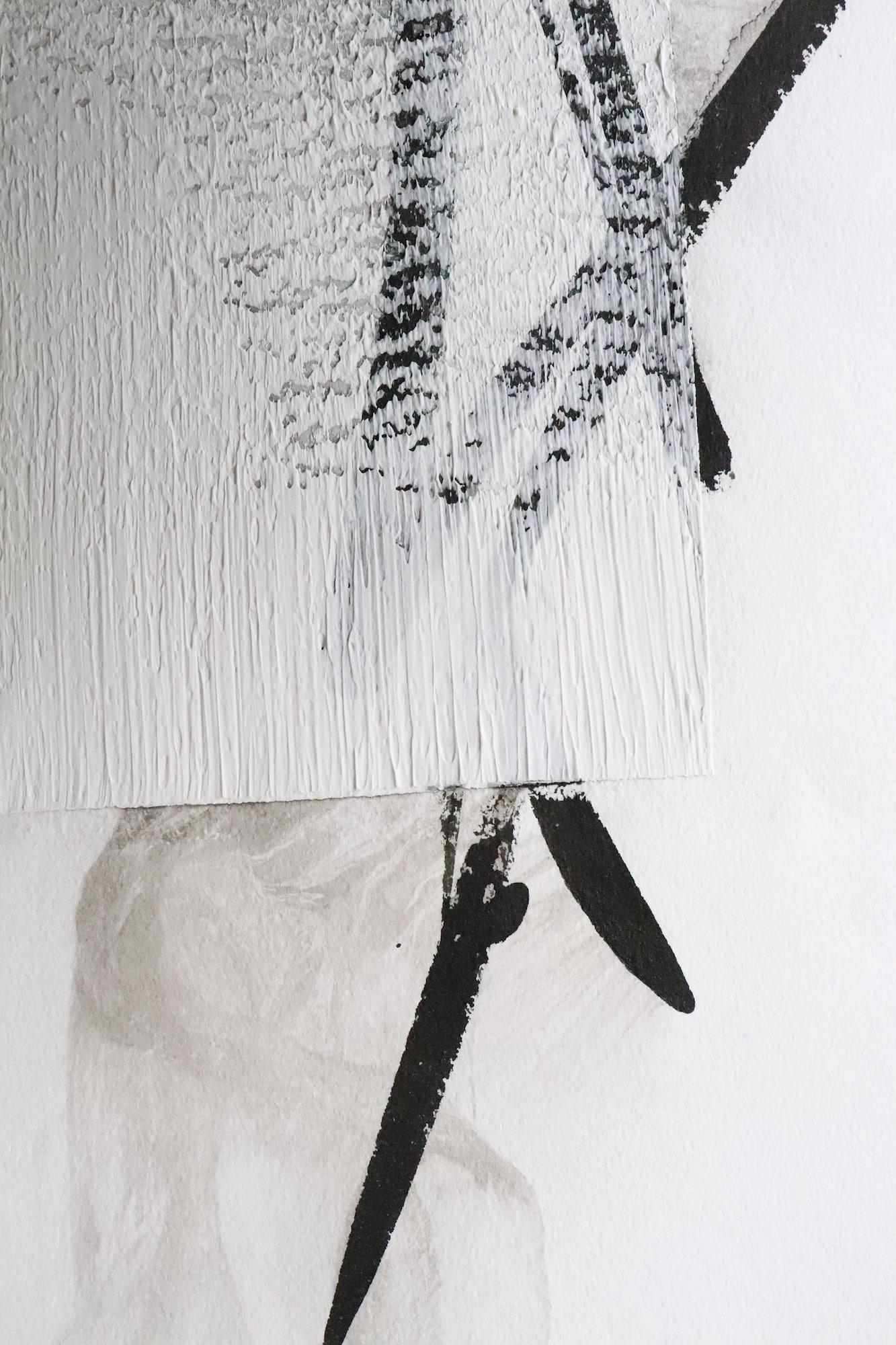 Permanescence N528 by Hachiro Kanno - Calligraphy, abstract painting, Japan For Sale 4