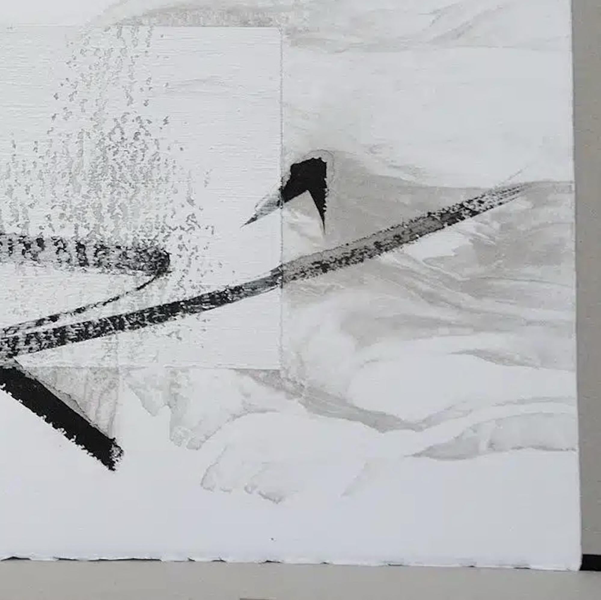 Permanescence N528 by Hachiro Kanno - Calligraphy, abstract painting, Japan For Sale 7