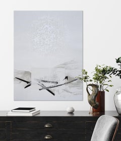 Permanescence N528 by Hachiro Kanno - Calligraphy-based Abstract Painting