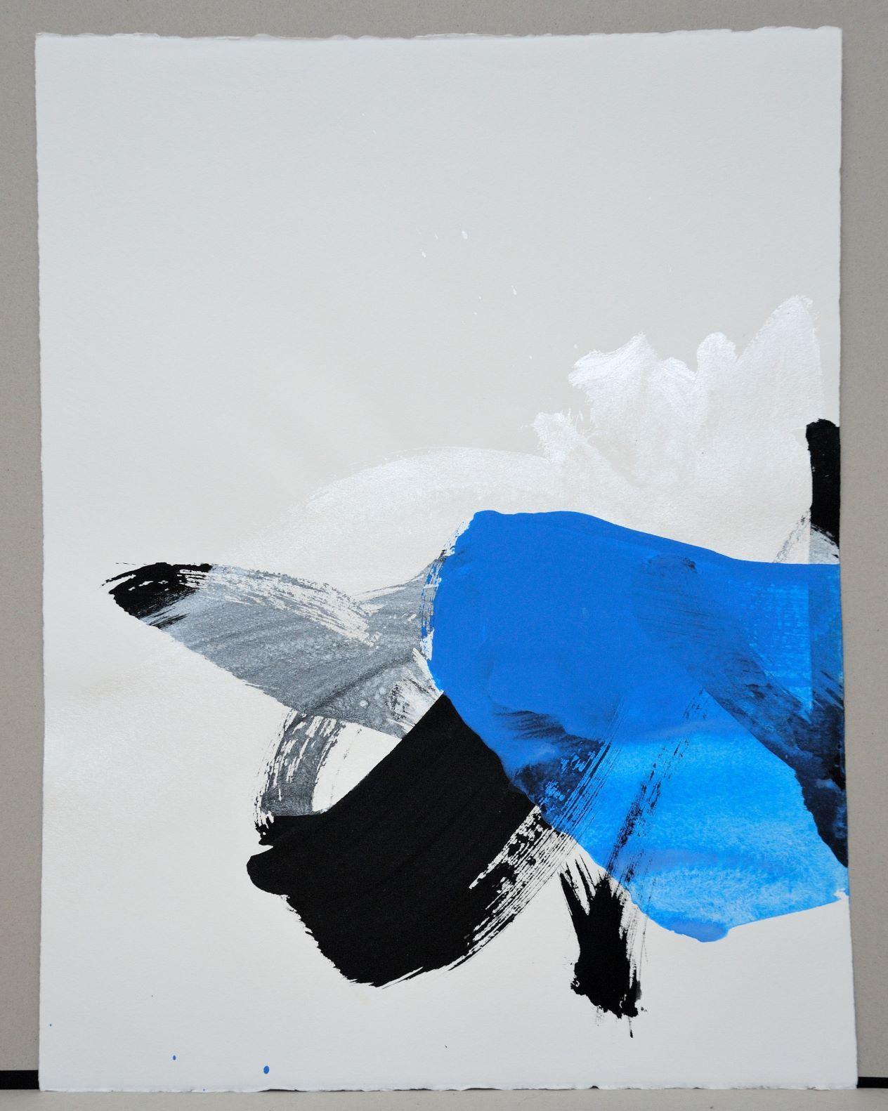 Permanescence N548-D von Hachiro Kanno – abstraktes Werk auf Kalligrafie basiert auf Papier im Angebot 2