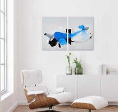 Permanescence N548-D by Hachiro Kanno - Calligraphy-based abstract work on paper