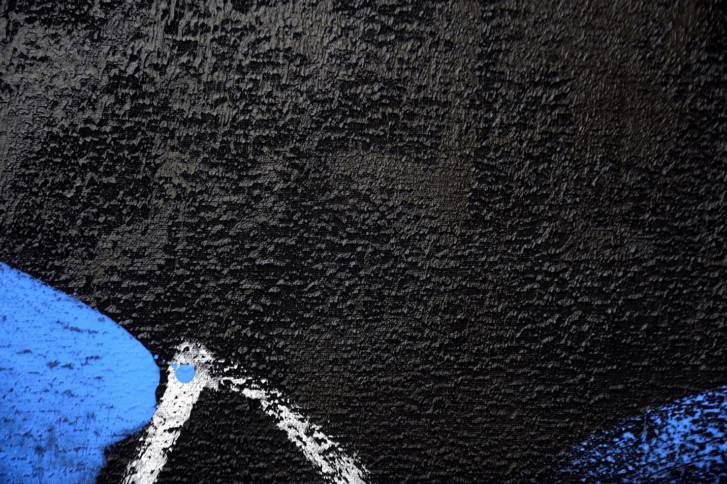 Permanescence TN693-D par  Hachiro Kanno, peinture abstraite basée sur la calligraphie en vente 2