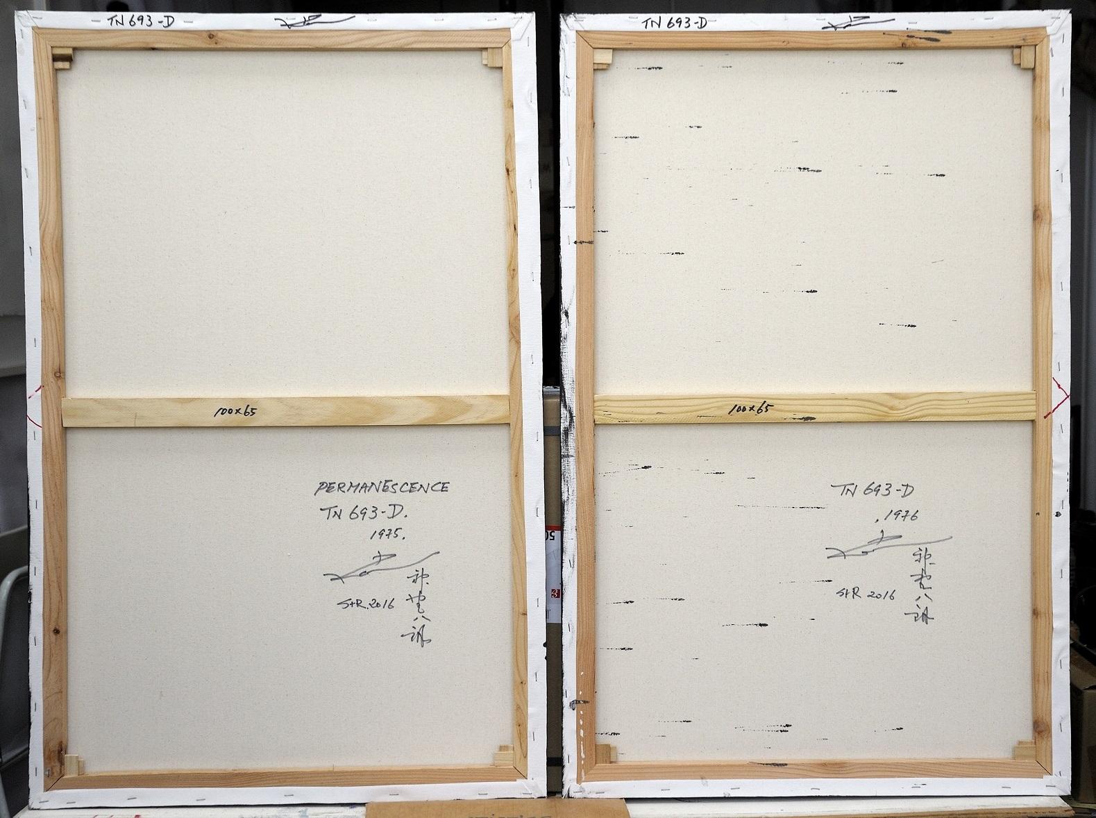 Permanescence TN693-D par  Hachiro Kanno, peinture abstraite basée sur la calligraphie en vente 4