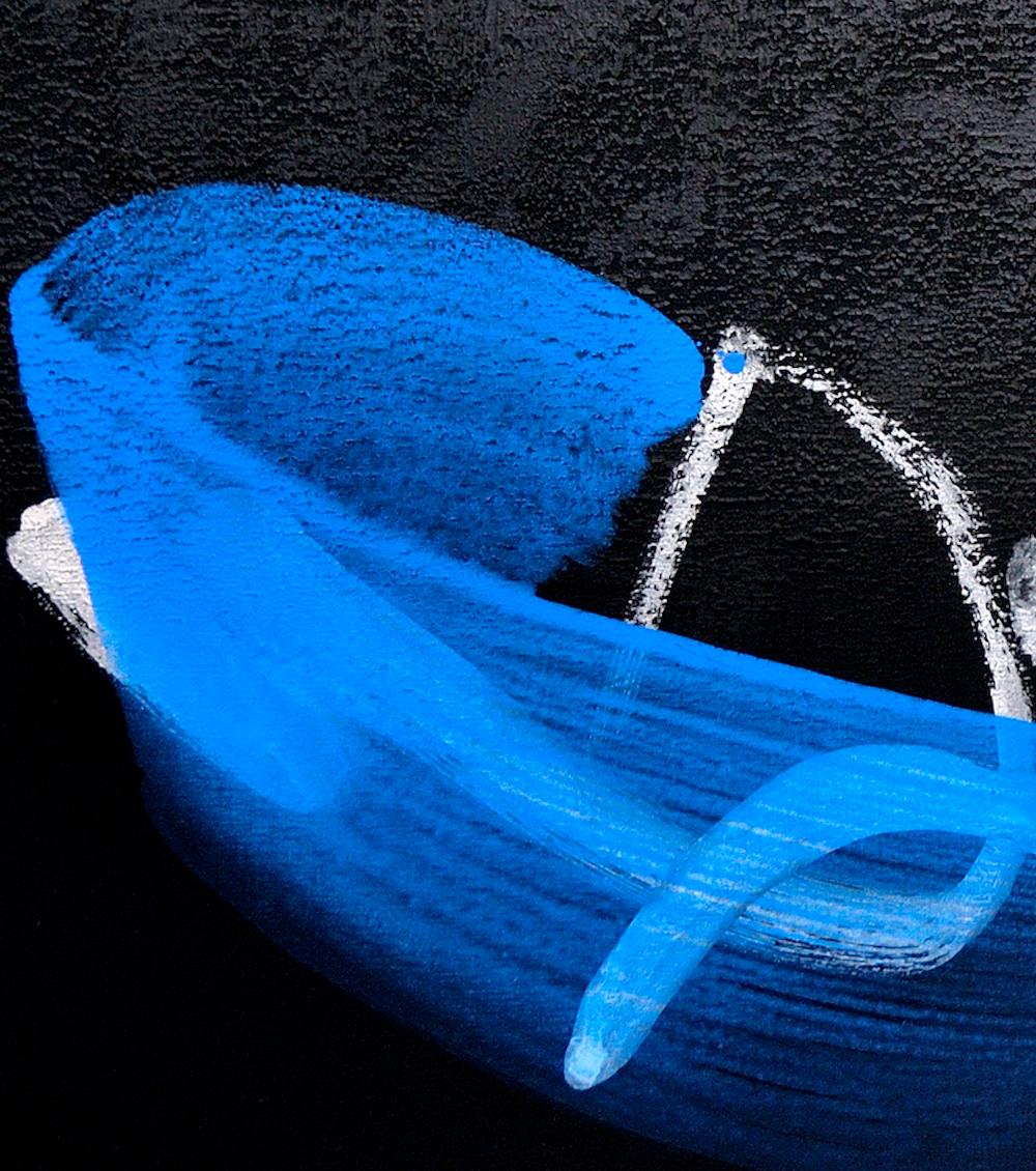 Permanescence TN693-D by  Hachiro Kanno - Calligraphy-based abstract painting For Sale 4