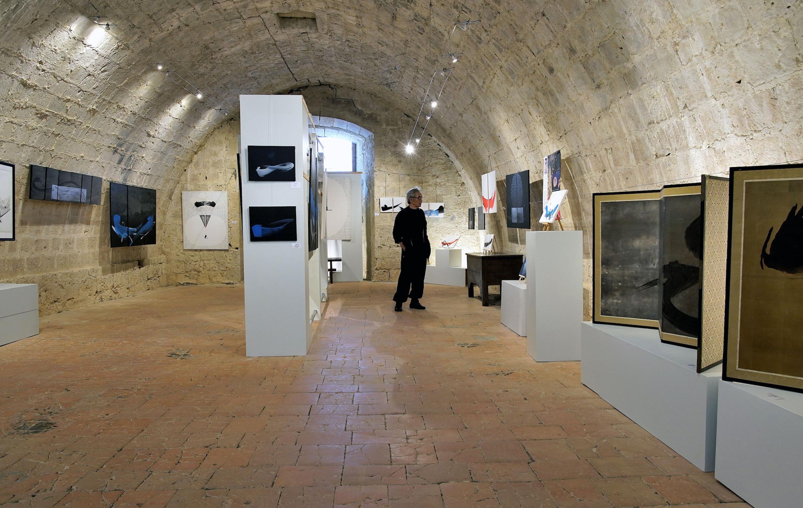 Permanescence TN694-T von Hachiro Kanno – abstraktes Gemälde auf Kalligraphie basiert im Angebot 6