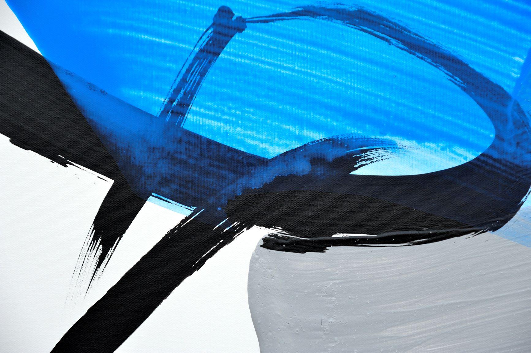 Permanescence TN720 D von Hachiro Kanno – Abstraktes Gemälde auf Kalligrafie im Angebot 4