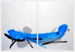 Permanescence TN720 D by Hachiro Kanno - Calligraphy-based abstract painting