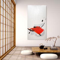 TN 566 by Hachiro Kanno - Calligraphy-based Abstract Painting